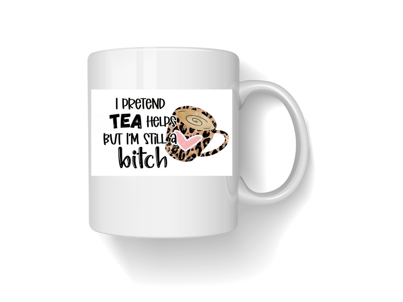 I Pretend Printed Sublimation Paper for 11oz mug.