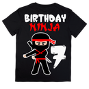 DTF Transfer Sheet - Ninja Birthday Prints
