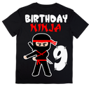 DTF Transfer Sheet - Ninja Birthday Prints