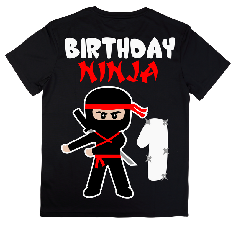 DTF Transfer Sheet - Ninja Birthday Prints