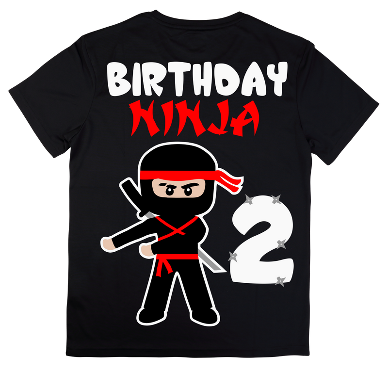 DTF Transfer Sheet - Ninja Birthday Prints