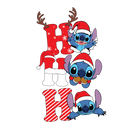 DTF Transfer Sheet - HO HO HO Alien