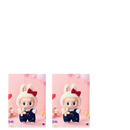 Sublimation Print to fit Sublimation Rectangle hardwood Keyrings - Labubu