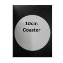 3mm White Acrylic 10cm Coaster