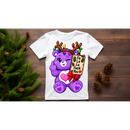 DTF Transfer Sheet - 18+ Christmas Swear Teddy