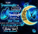 To My Granddaughter 20oz Skinny Tumbler Printed Paper