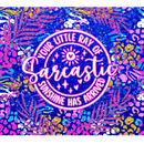 Ray of Sarcastic 20oz Skinny Tumbler Printed Paper