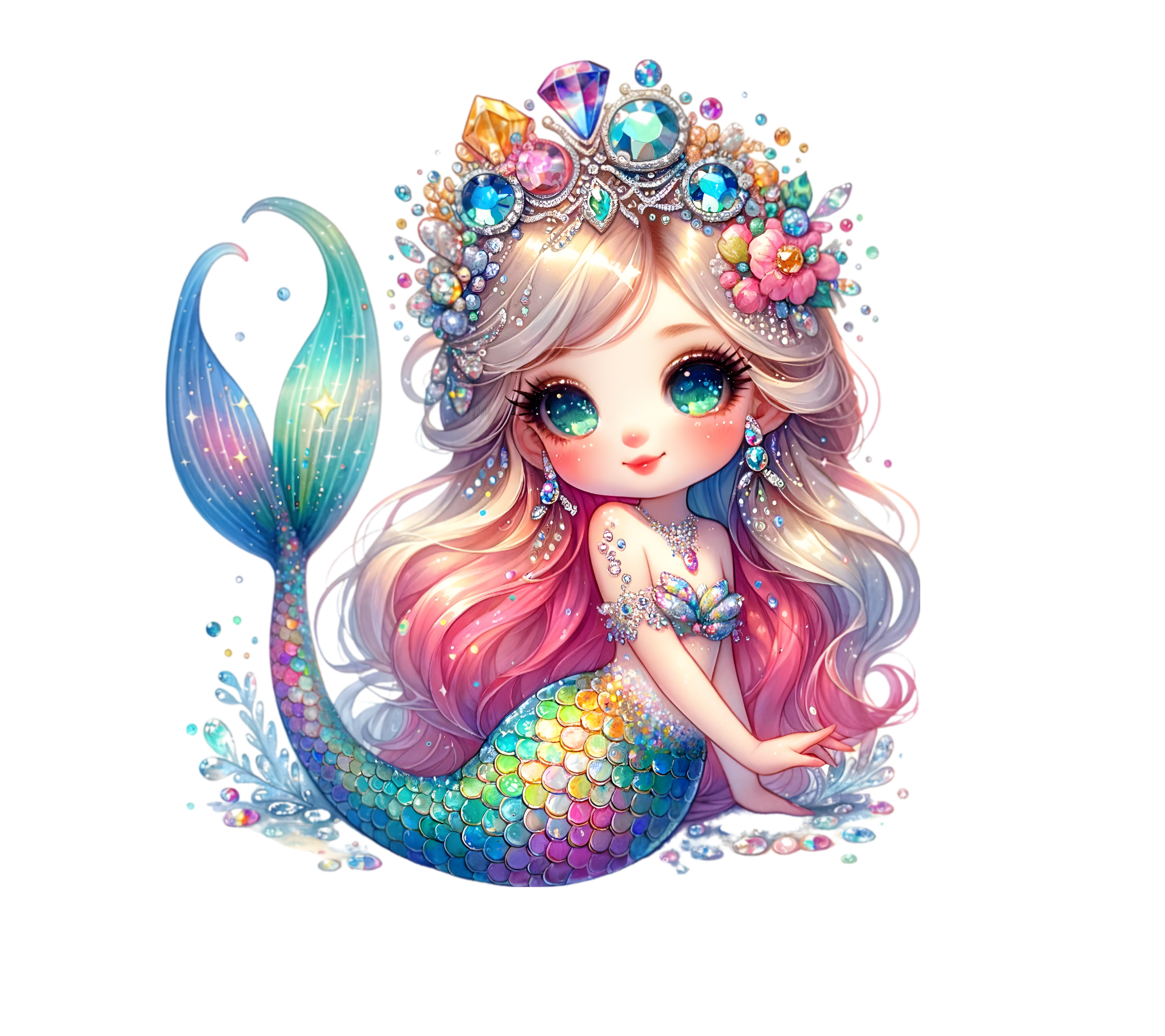 DTF Transfer Sheet -Mermaid Glam