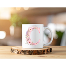 Sublimation Prints - Alphabet Letters Pink Floral