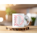 Sublimation Prints - Alphabet Letters Pink Floral