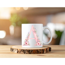 Sublimation Prints - Alphabet Letters Pink Floral
