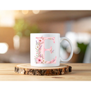 Sublimation Prints - Alphabet Letters Pink Floral