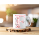 Sublimation Prints - Alphabet Letters Pink Floral