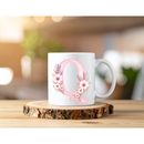 Sublimation Prints - Alphabet Letters Pink Floral