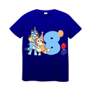 DTF Transfer Sheet - Blue Dog Birthday