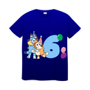 DTF Transfer Sheet - Blue Dog Birthday