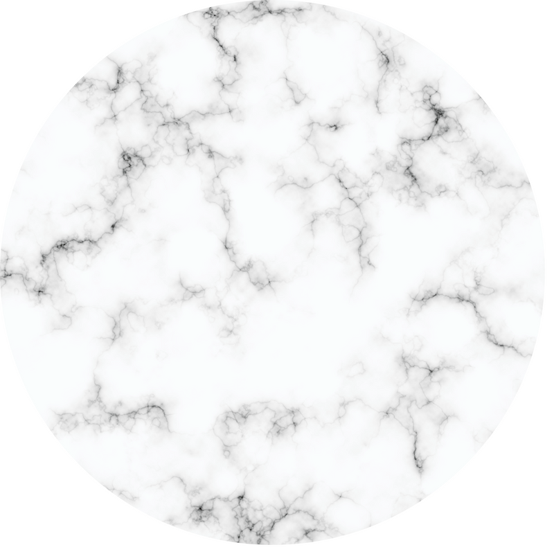 Sublimation Mug Print with Round Coaster Print - White Marble