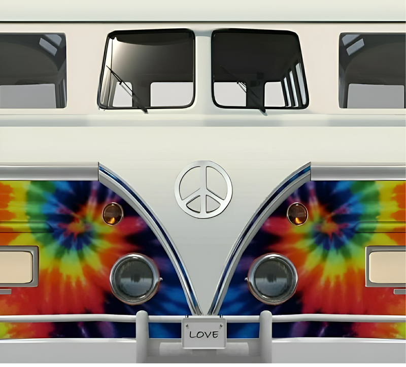 Hippy Van 20oz Skinny Tumbler Printed Paper