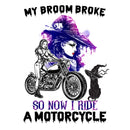 My Broom Broke 20oz Skinny Tumbler Printed Paper