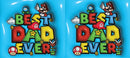 3D Puff Best Dad Ever Sublimation Paper for 11oz mug
