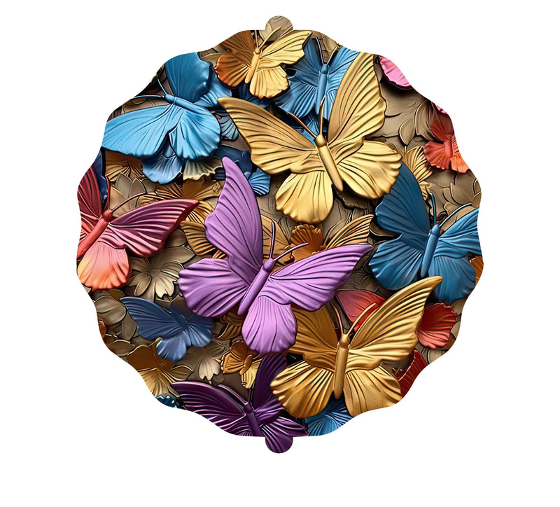 3D Butterflies Wind Spinner design to fit an 8' Spinner.