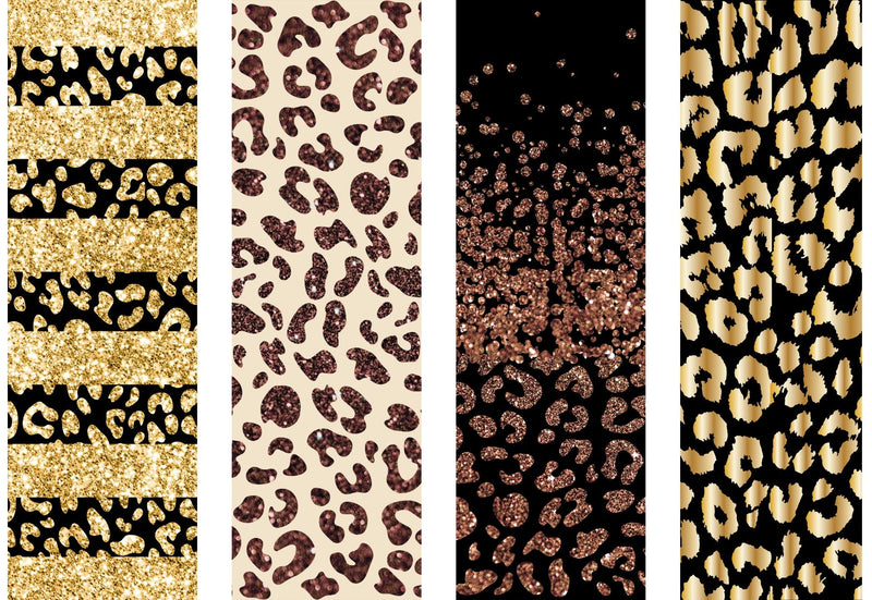 Sublimation Pen Wrap - Gold Leopard/Cheetah