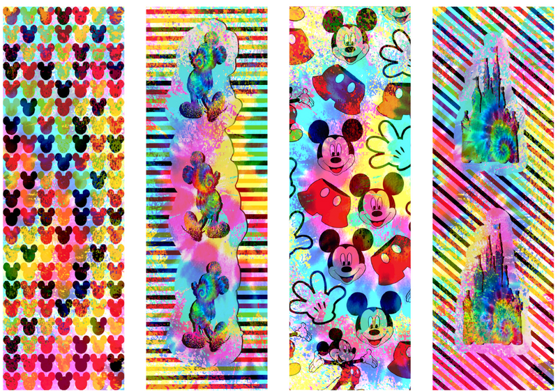 Sublimation Pen Wrap - Rainbow Mouse