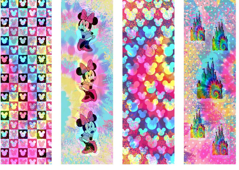 Sublimation Pen Wrap - Rainbow Mouse Castle