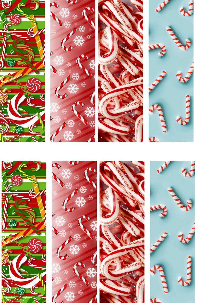 Sublimation Pen Wrap -Christmas Candy