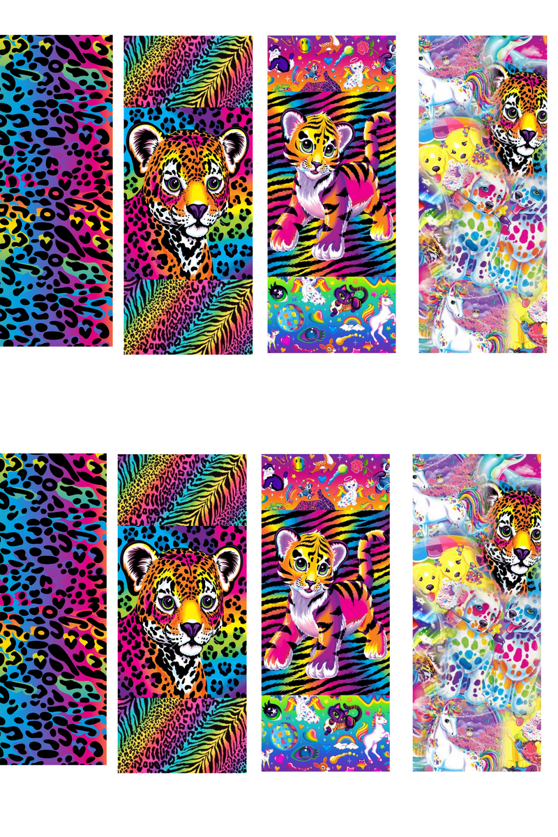 Sublimation Pen Wrap -Rainbow Cub