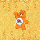 Orange Swear Bear 20oz Skinny Tumbler Printed Paper