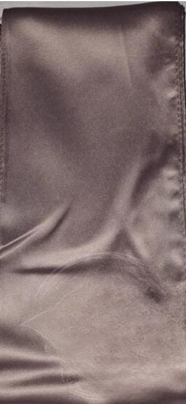 Satin Sash Double Sided -Taupe