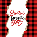 Printed Sublimation Paper Santas Fav Ho