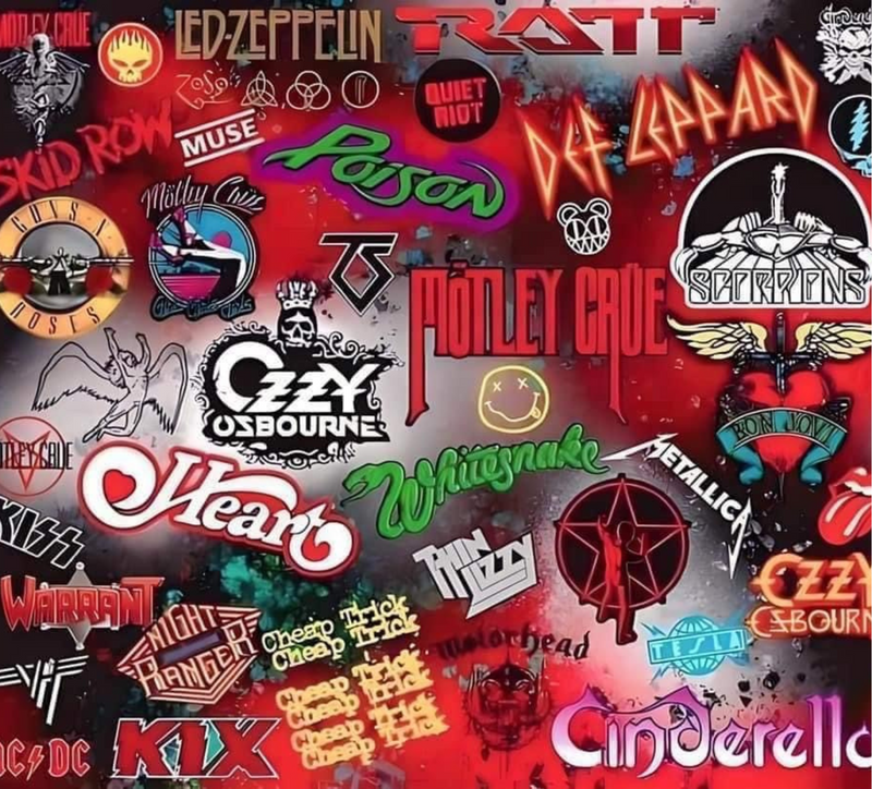 Red Rock Music Bands 20oz Skinny Tumbler Printed Paper