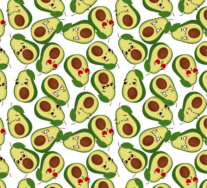 Avocados 20oz Skinny Tumbler Printed Paper