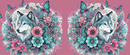 Wolf Printed Sublimation Paper for 11oz mug.