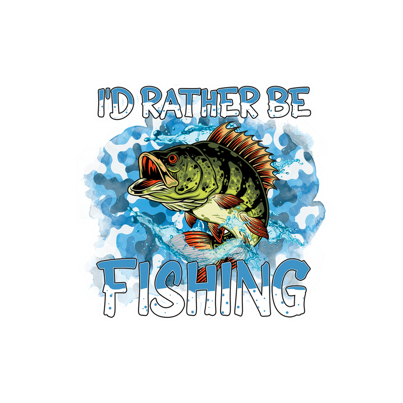 DTF Transfer Sheet - Fishing