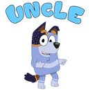 DTF Transfer Sheet  - Blue Dog Family