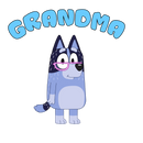 DTF Transfer Sheet  - Blue Dog Family