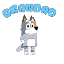 DTF Transfer Sheet  - Blue Dog Family