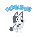 DTF Transfer Sheet  - Blue Dog Family