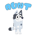 DTF Transfer Sheet  - Blue Dog Family