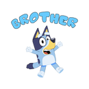 DTF Transfer Sheet  - Blue Dog Family