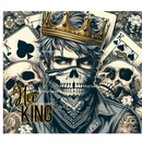 Her King 20oz Skinny Tumbler Printed Paper