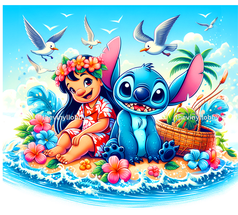 Alien Holiday 20oz Skinny Tumbler Printed Paper