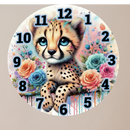 Round Clock Sublimation Print - Baby chub