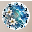Round Clock Sublimation Print - Mandala