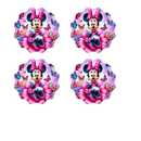 Swirl Coaster Sublimation Print - Pink M