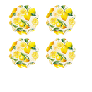Swirl Coaster Sublimation Print - Lemons