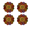 Swirl Coaster Sublimation Print - Pattern